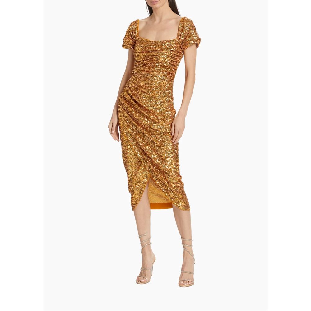 NWT Chiara Boni La Petite Robe Yuda Sequined Midi-Dress Size 48 (12 US) $1190